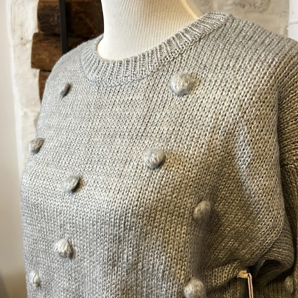 NWT | Lumière | Pom Pom Knit Sweater